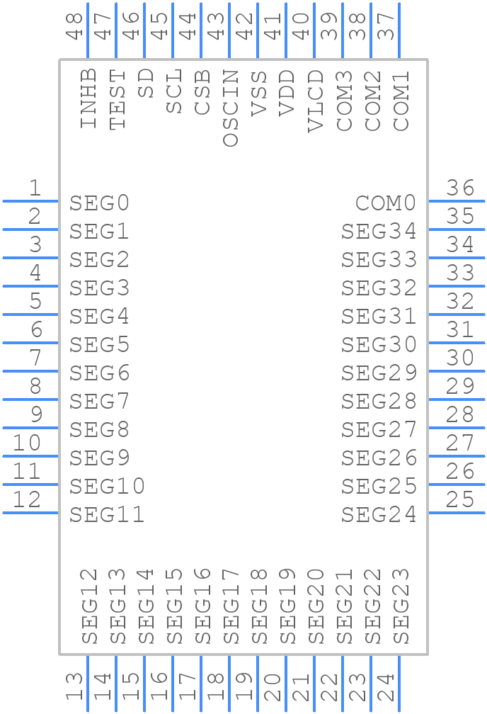 BU9795BKV-E2 - ROHM Semiconductor - PCB symbol