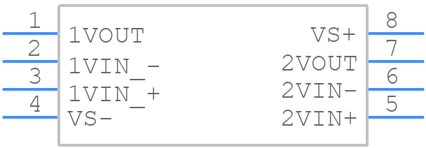 THS3092DG4 - Texas Instruments - PCB symbol