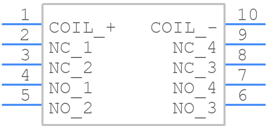 G7SA-2A2BDC12 - OMRON Electronics - PCB symbol
