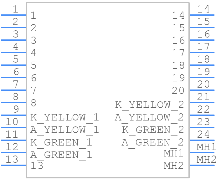 RJE722881441 - Amphenol - PCB symbol