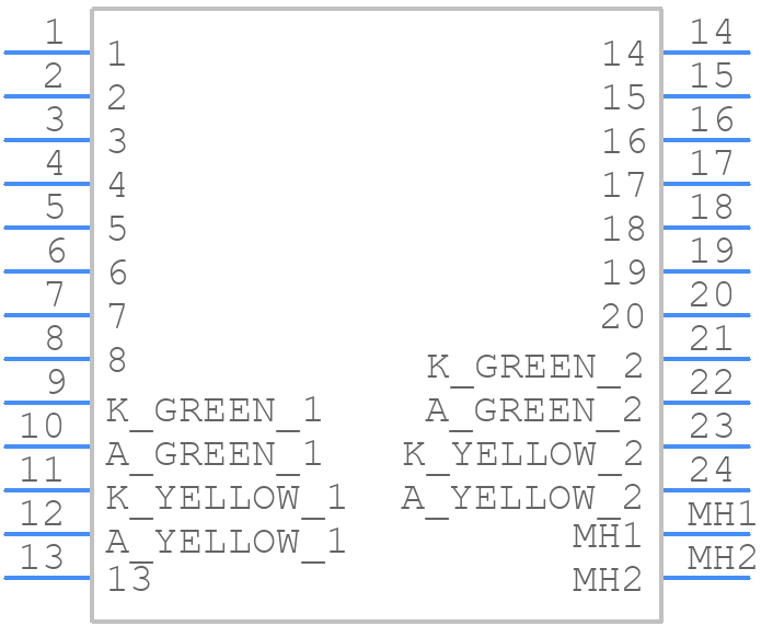 RJE722886412 - Amphenol - PCB symbol