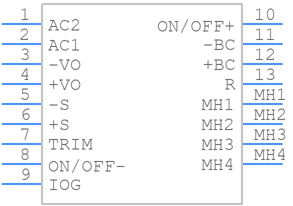 PDF700S240 - Cincon - PCB symbol