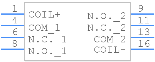 DSBT2-S-DC24V - Panasonic - PCB symbol