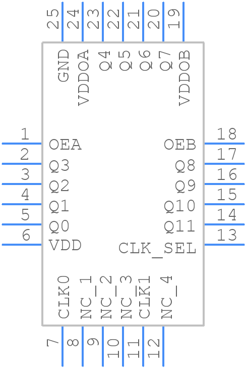 SI53362-B-GM - Skyworks - PCB symbol