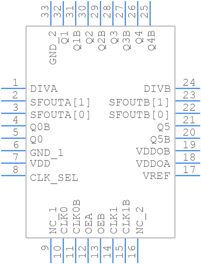 SI53311-B-GM - Skyworks - PCB symbol