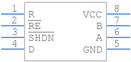 THVD1426DR - Texas Instruments - PCB symbol