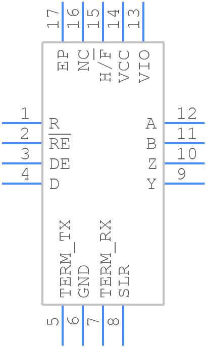 THVD1424RGTR - Texas Instruments - PCB symbol
