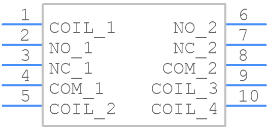 A102CS12VDC - CIT Relay & Switch - PCB symbol
