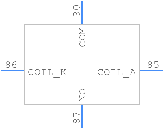 A2K1ASP24VDC1.6D - CIT Relay & Switch - PCB symbol