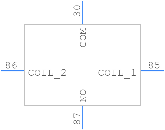A2KM1ASP24VDC1.6R - CIT Relay & Switch - PCB symbol