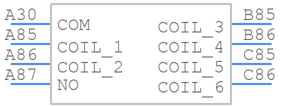 A31ASP12VDC2R - CIT Relay & Switch - PCB symbol