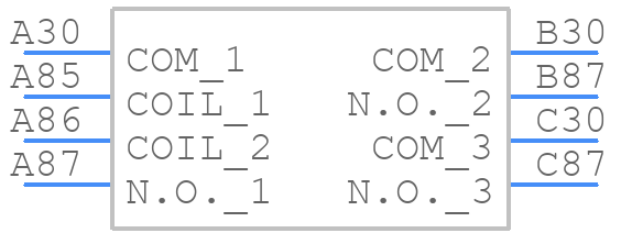 A31ASP24VDC2 - CIT Relay & Switch - PCB symbol