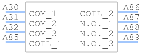 A31ASP24VDC2R - CIT Relay & Switch - PCB symbol