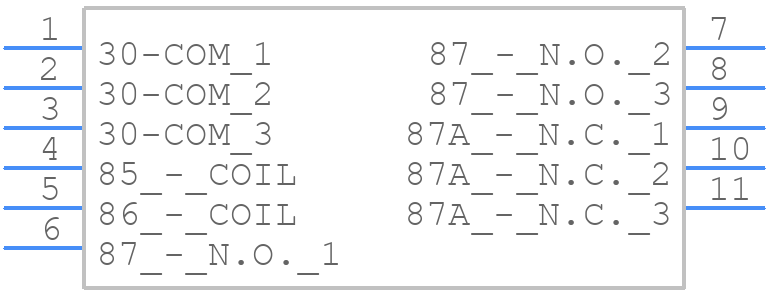 A31CSP12VDC2 - CIT Relay & Switch - PCB symbol