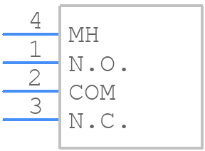 BST11T2AVR - CIT Relay & Switch - PCB symbol