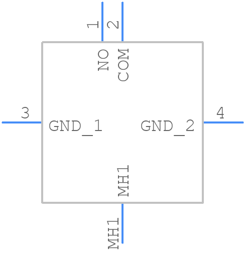 CS1102V3.85F100 - CIT Relay & Switch - PCB symbol