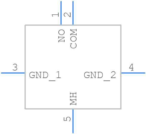 CS1102V5.85F160 - CIT Relay & Switch - PCB symbol