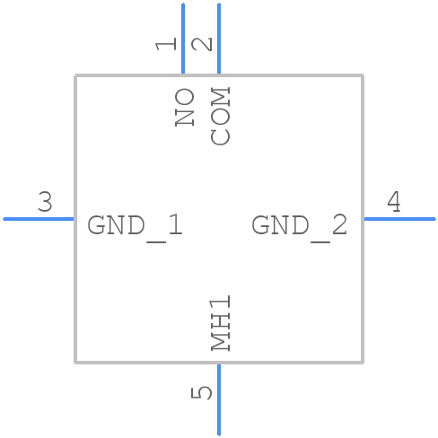 CS1102V6.85F100 - CIT Relay & Switch - PCB symbol