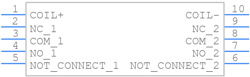 J8502CS24VDC - CIT Relay & Switch - PCB symbol