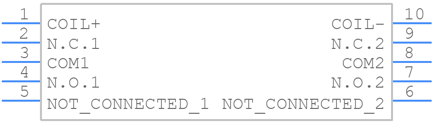 J8502CS3VDC - CIT Relay & Switch - PCB symbol