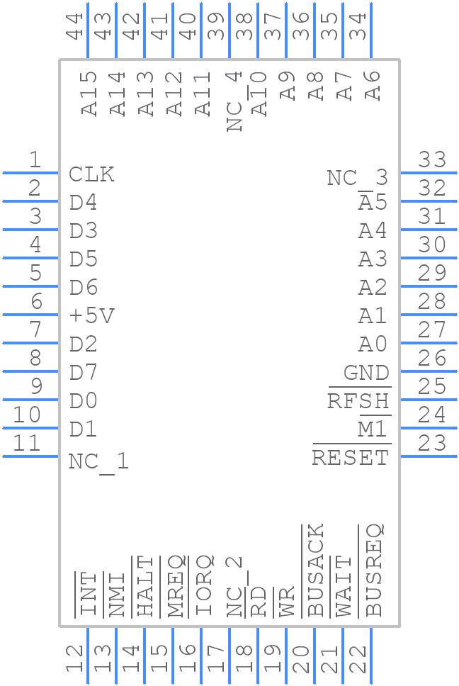 Z84C0020FEC - LITTELFUSE - PCB symbol