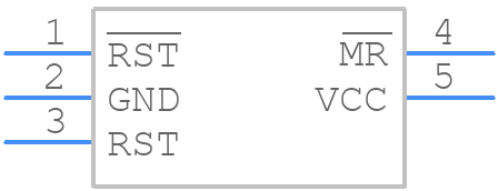MAX825LEUK+ - Analog Devices - PCB symbol