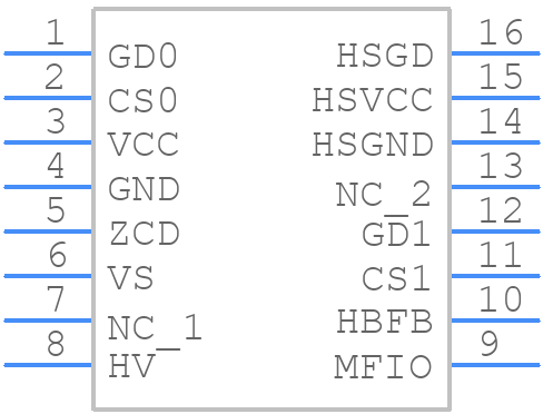 IDP2308XUMA1 - Infineon - PCB symbol