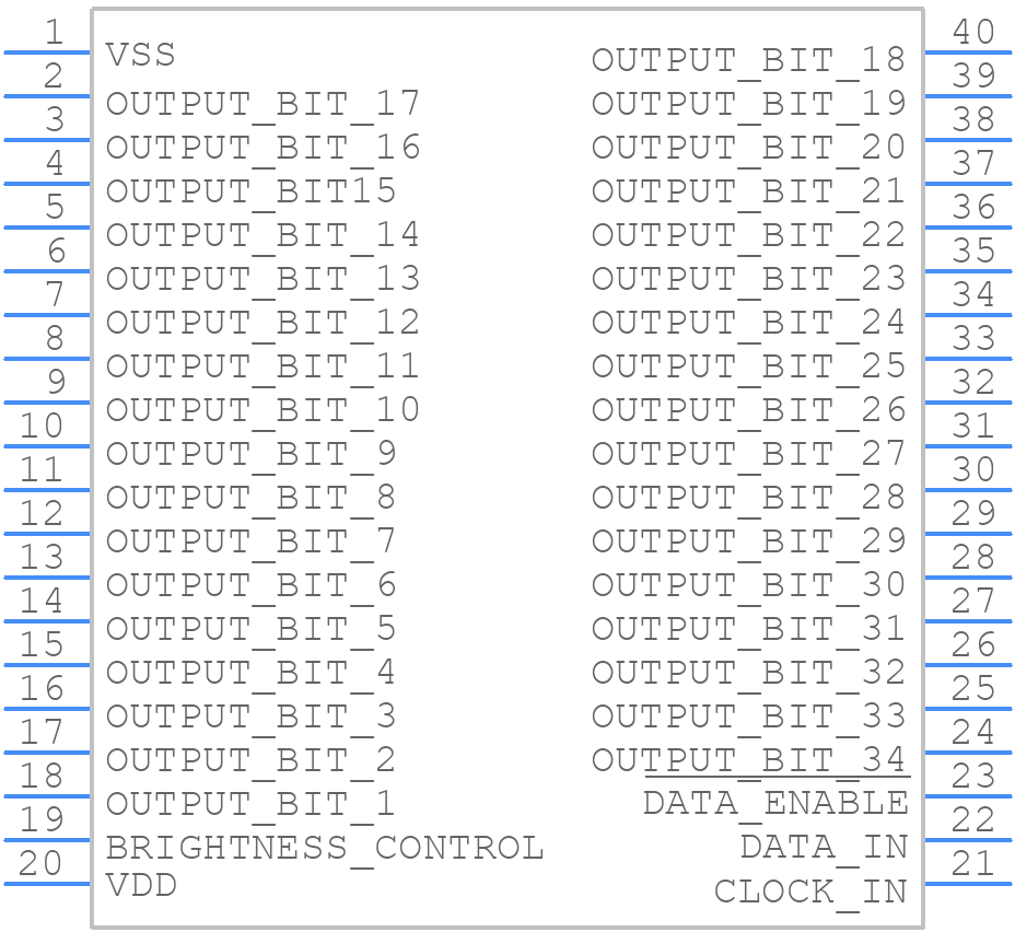 MM5450YN - Microchip - PCB symbol