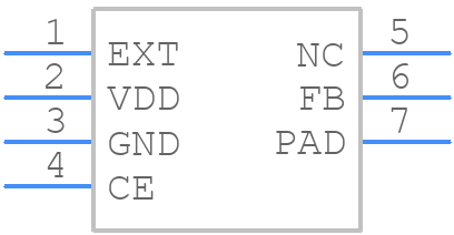 XC9104D095DR - Torex - PCB symbol