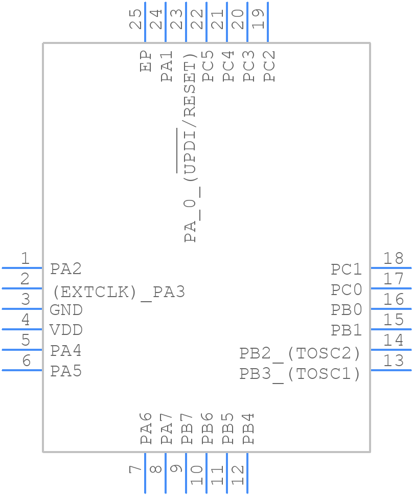 ATTINY3227-MUR - Microchip - PCB symbol