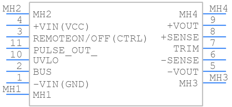 TEP 150-7211UIR - Traco Power - PCB symbol