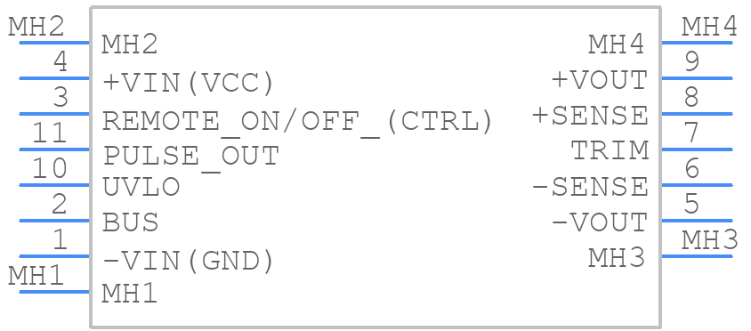 TEP 200-7213UIR - Traco Power - PCB symbol