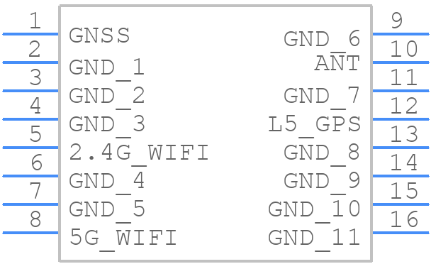 QM28005 - Qorvo - PCB symbol