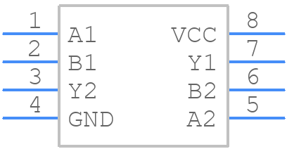 NL27WZ08USG-L22190 - onsemi - PCB symbol