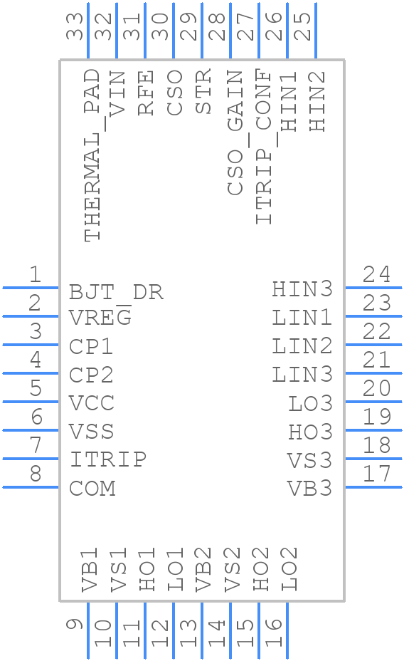 6ED2742S01QXTMA1 - Infineon - PCB symbol