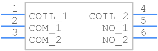 BE05-2A85-P - Meder - PCB symbol