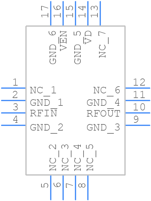 CMX90G702QF-R705 - CML Micro - PCB symbol
