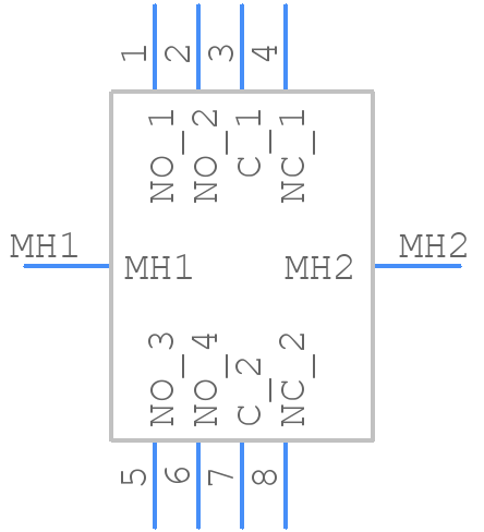 OS203011MS1QP1 - C & K COMPONENTS - PCB symbol