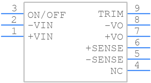 VCD40-D12-S5 - CUI Inc. - PCB symbol