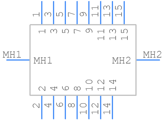 621-M15-260-BN1 - EDAC - PCB symbol