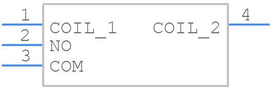 HF46F-G/012-HS1 - Hongfa - PCB symbol