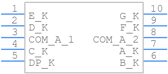 OSL10561-IW - TruOpto - PCB symbol