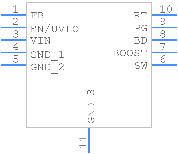 LT3990EDD#TRPBF - Analog Devices - PCB symbol