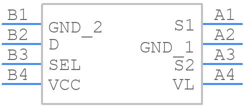 STG4160BJR - STMicroelectronics - PCB symbol