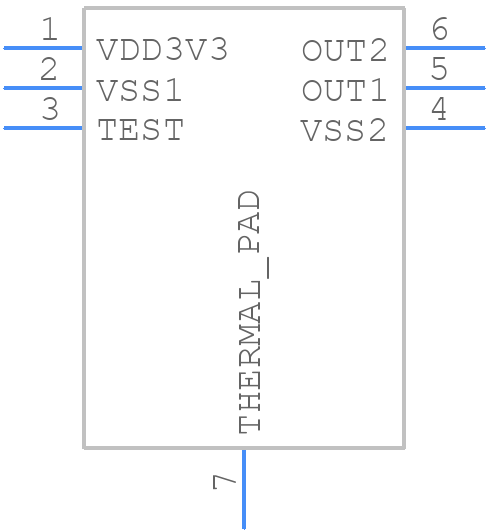 MLX90381GLW-ACA-000-SP - Melexis - PCB symbol