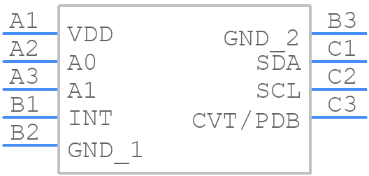 MAX30210ENL+ - Analog Devices - PCB symbol
