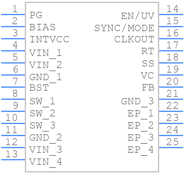 LT8642EV-1#TRPBF - Analog Devices - PCB symbol