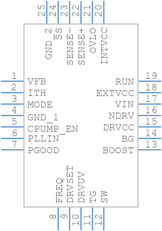LTC7801HUFD#TRPBF - Analog Devices - PCB symbol