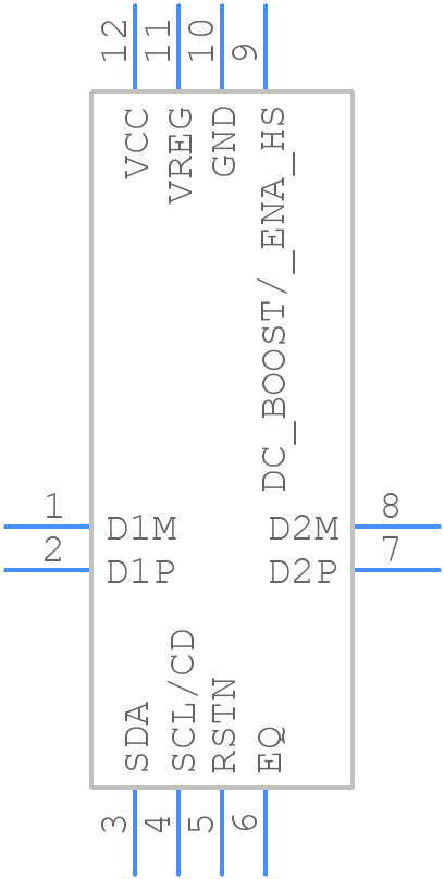 TUSB212RWBT - Texas Instruments - PCB symbol