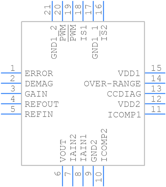 DRV401AIRGWR - Texas Instruments - PCB symbol